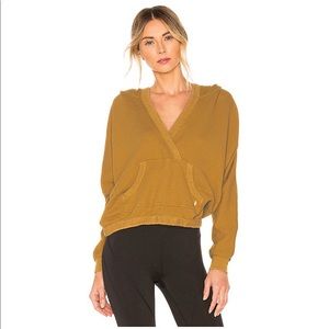 Free People Movement Reyes Hoodie in Khaki